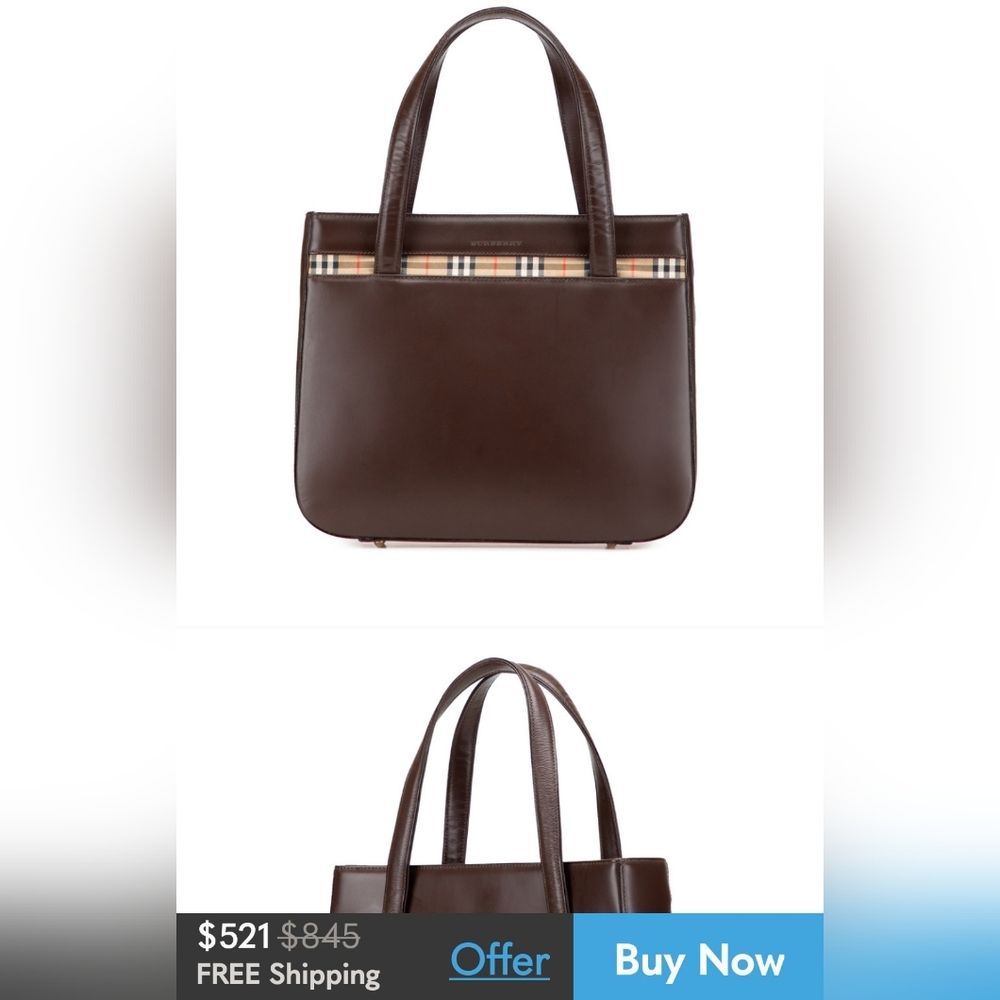 Burberry Authentic Leather Bag - Picture 13 of 15
